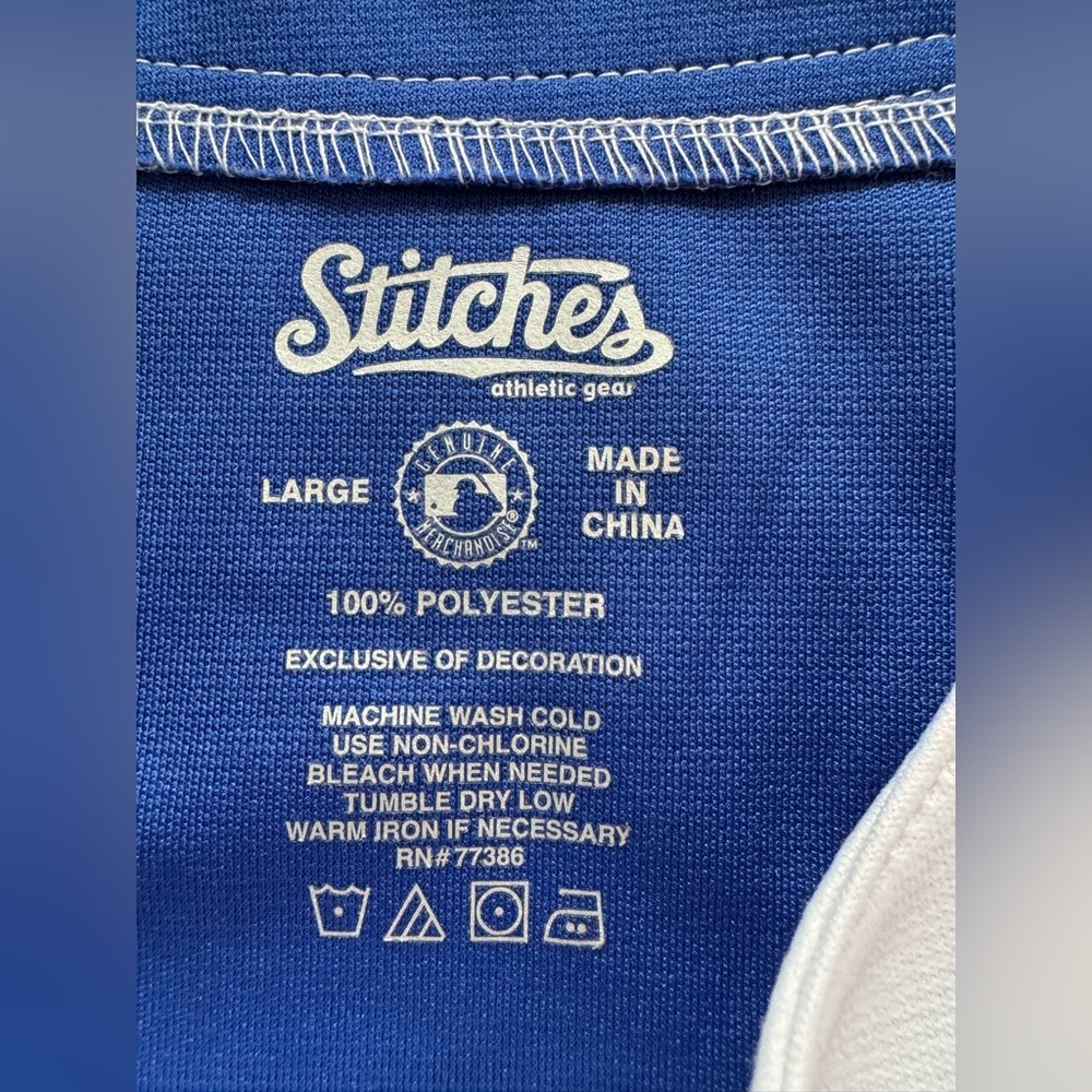 Stitches Pistons Kids Jersey - Red, Blue, White size large - Picture 6 of 6